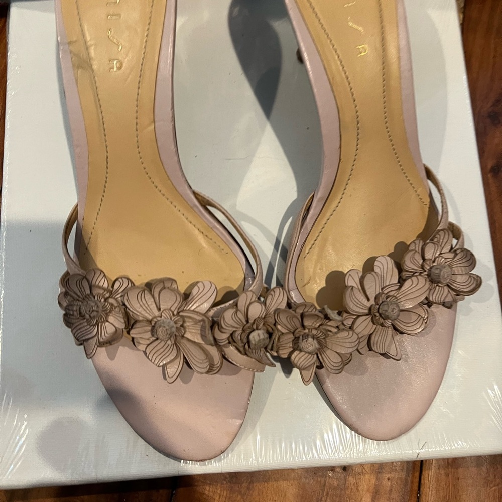 Unisa Beige Floral Heels